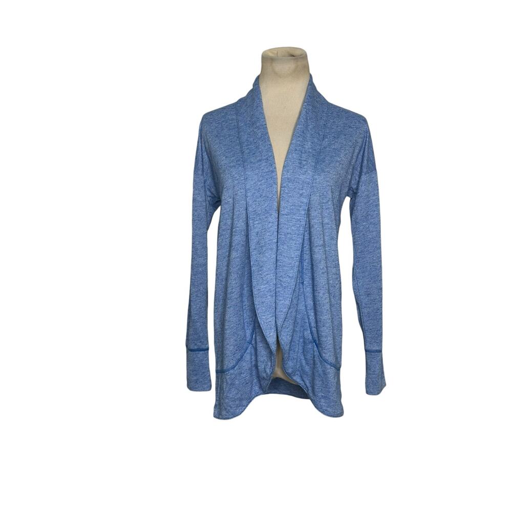 Talbots blue long sleeves open front cardigan size XS